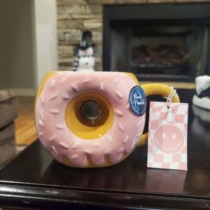 Pastel Pink Donut Mug-NWT